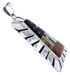 Native American Village Or Pueblo Design Multicolor Pendant YS71431